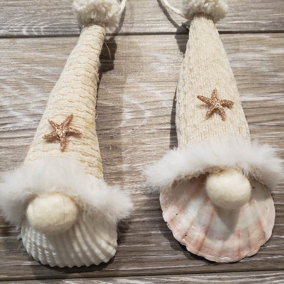 Shell ornaments 4 piece set - Picture 5 of 11